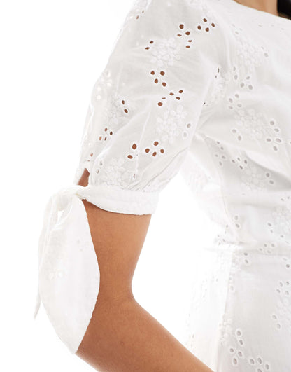 Alexis Broderie Midi Dress