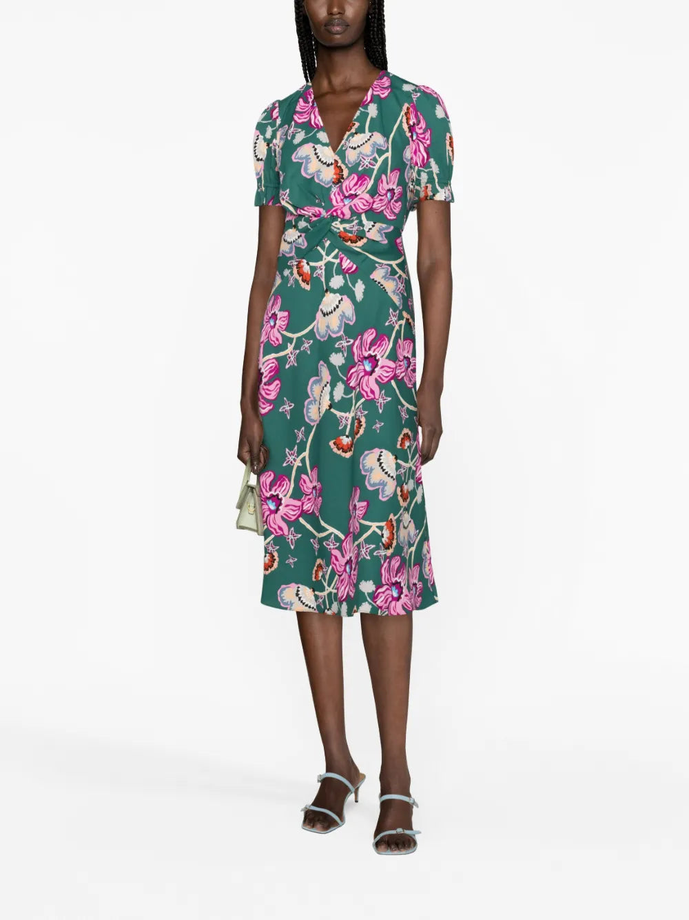 Anaba Floral-Print Crêpe Dress