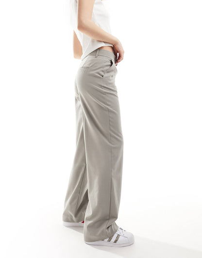 High Waisted Tailored Trousers