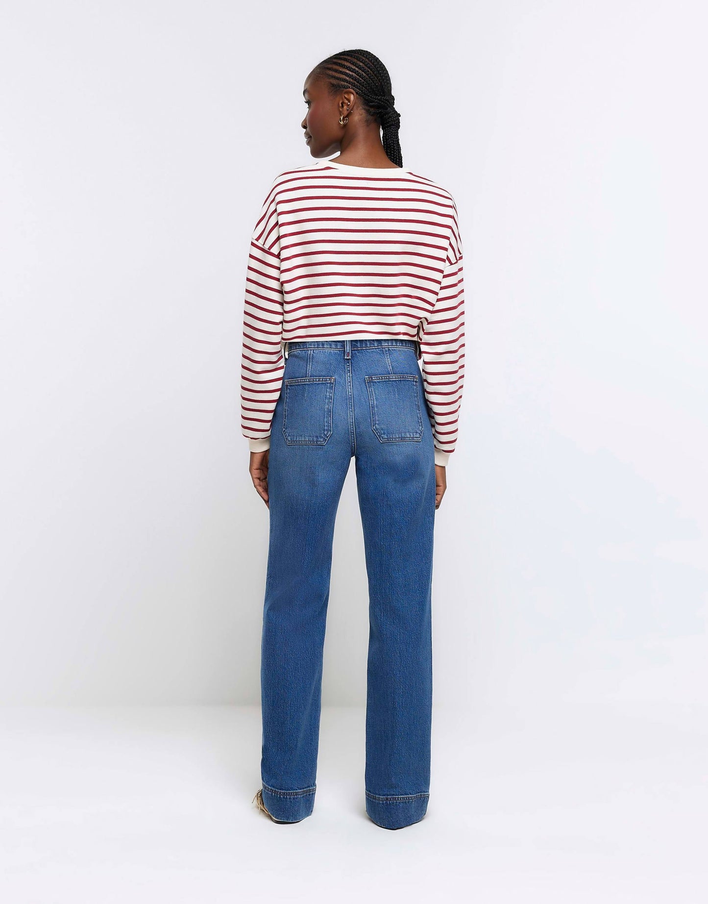 High Waisted Wide Leg Jeans