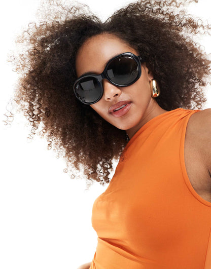 Oversized Round Sunglasses