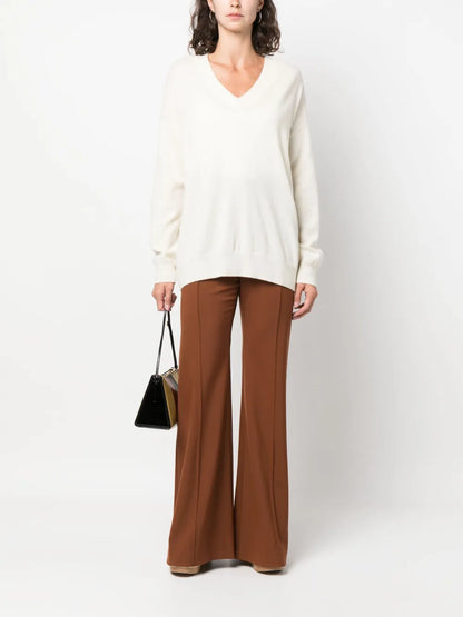 The Relaxed V-Neck Cashmere Jumper