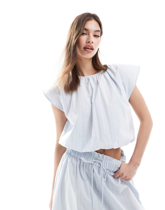 Elasticated Waist Co-Ord Top