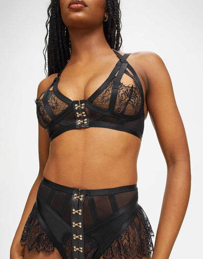 Exuberant Crotchless Set