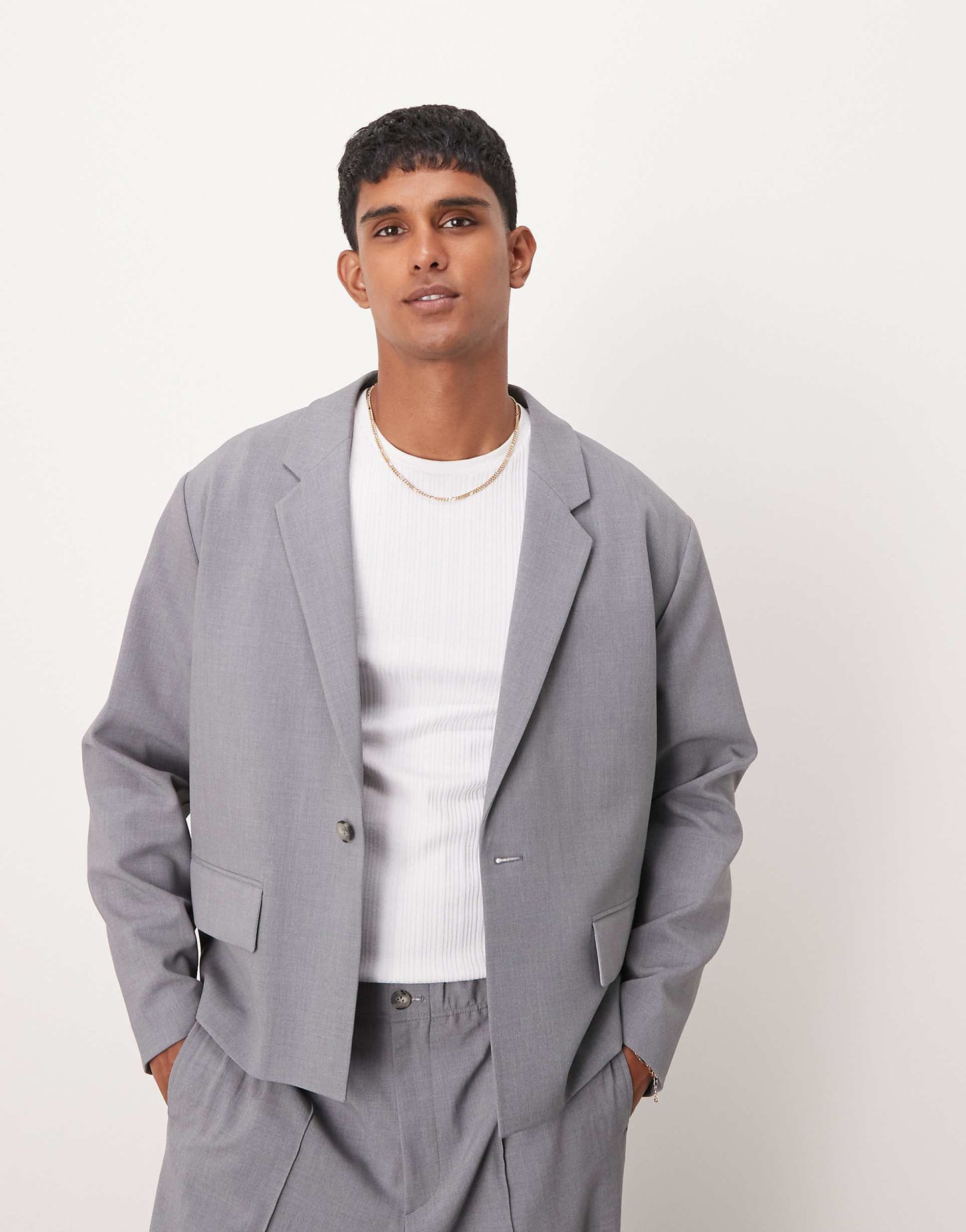 Boxy Slouchy Suit Jacket