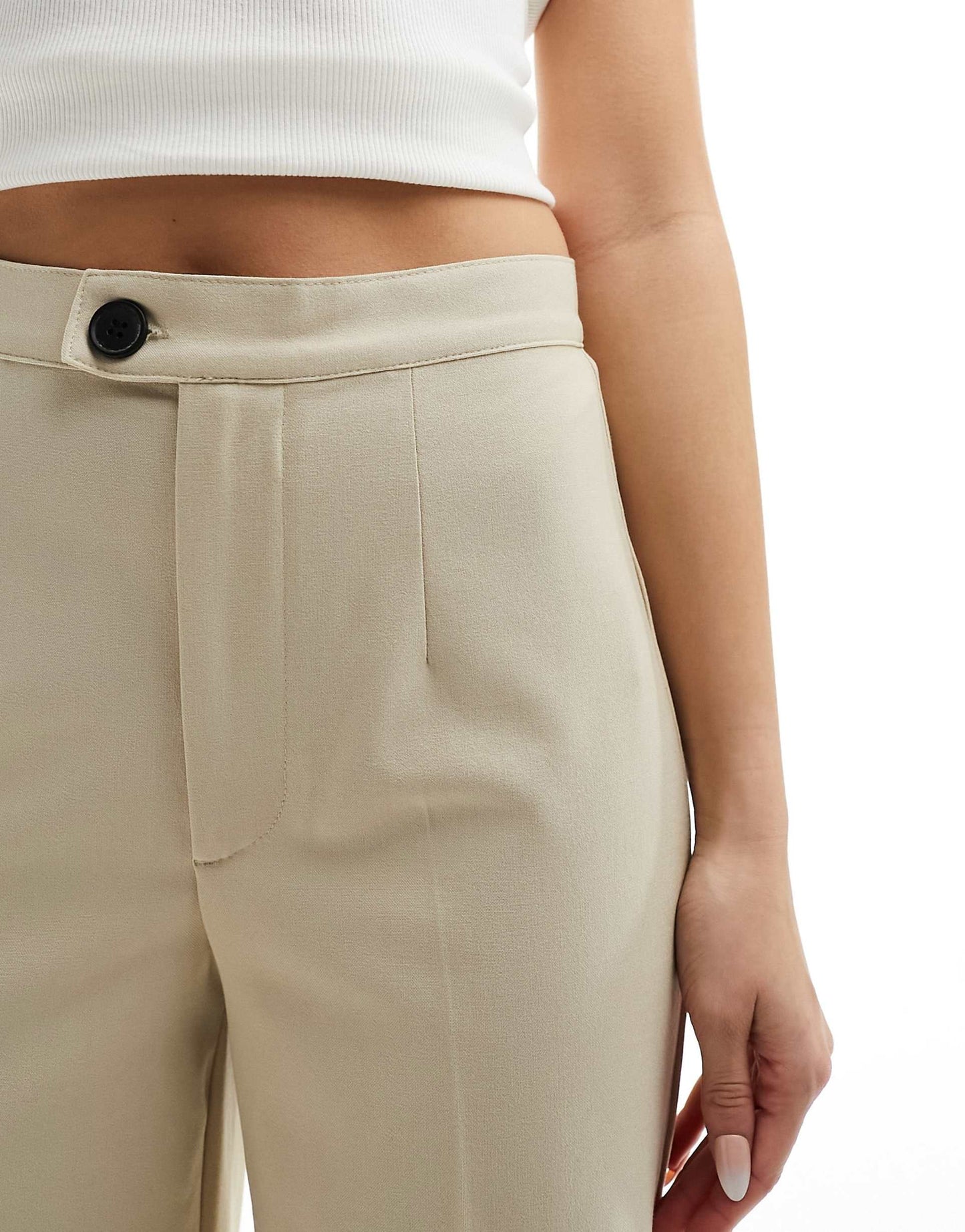 High Waisted Tailored Trouser