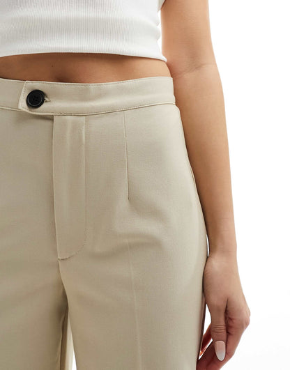 High Waisted Tailored Trouser