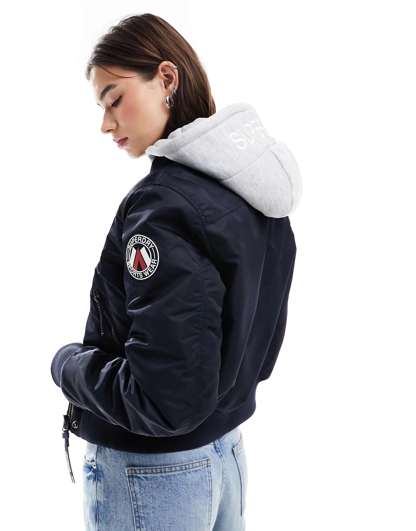 Hooded Bomber Jacket