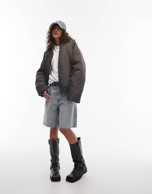 Bomber Puffer Jacket