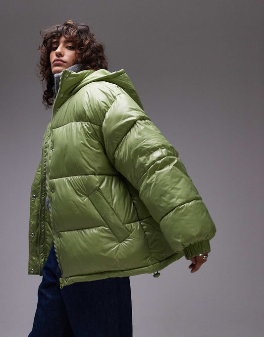 Hooded Mid Puffer Jacket