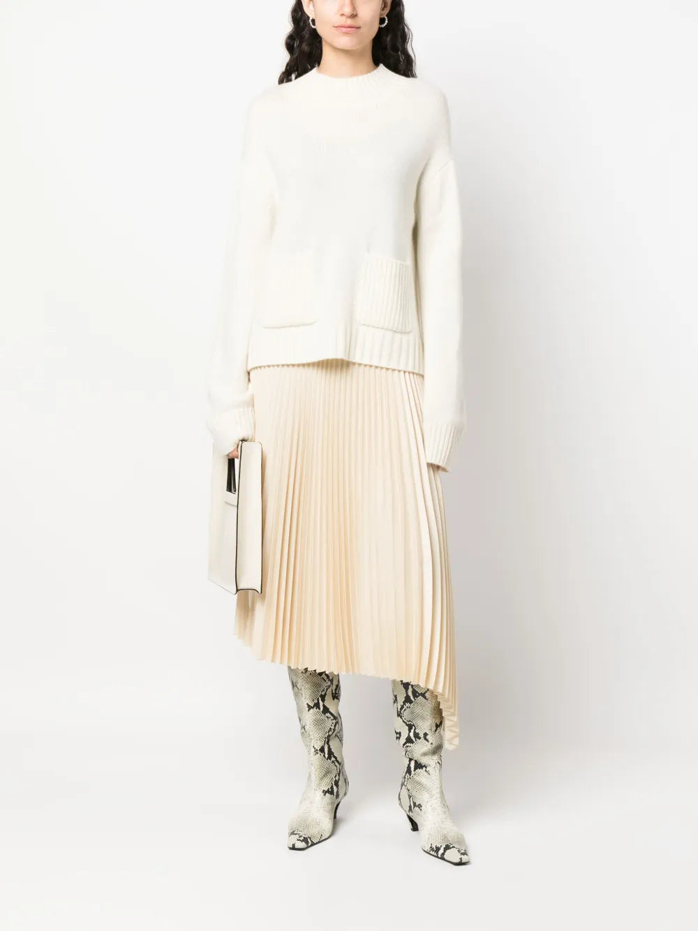 Double-Pocket Cashmere Jumper