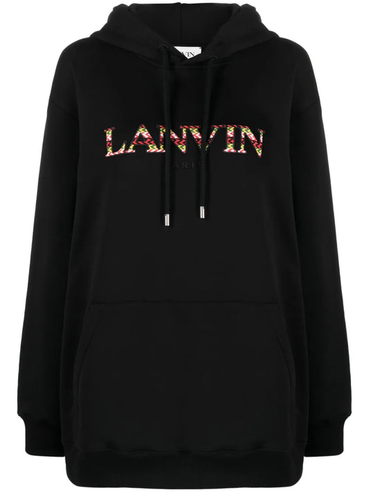 Logo-Embroidered Hoodie