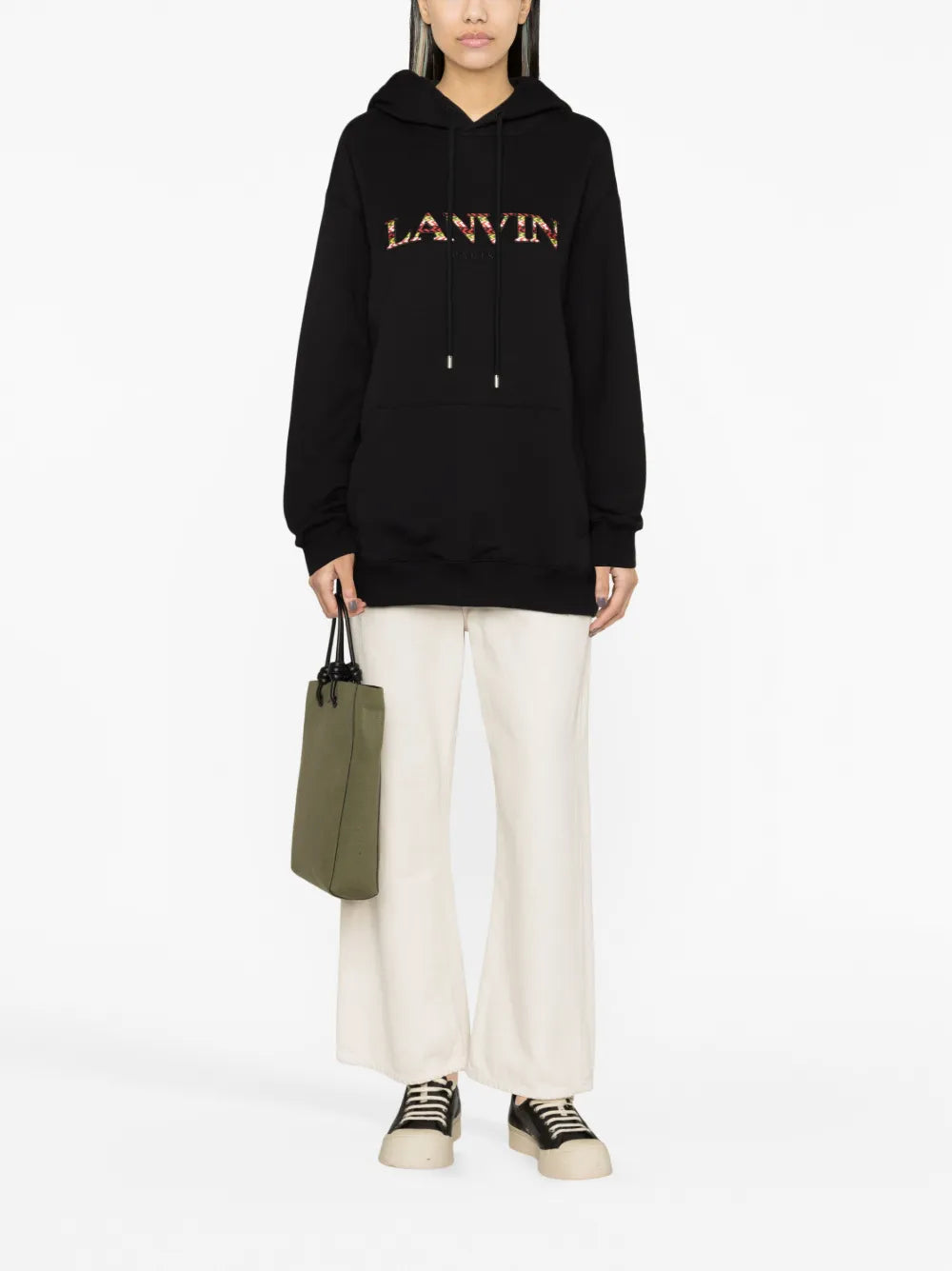 Logo-Embroidered Hoodie