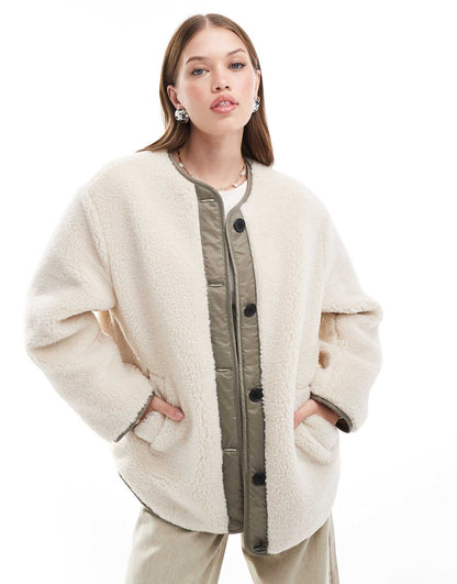 Oversized Borg Jacket