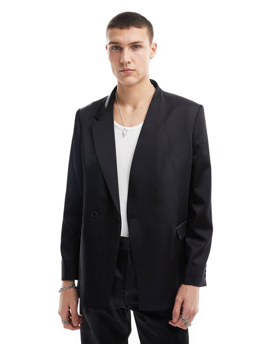 Asymmetric Oversized Suit Jacket