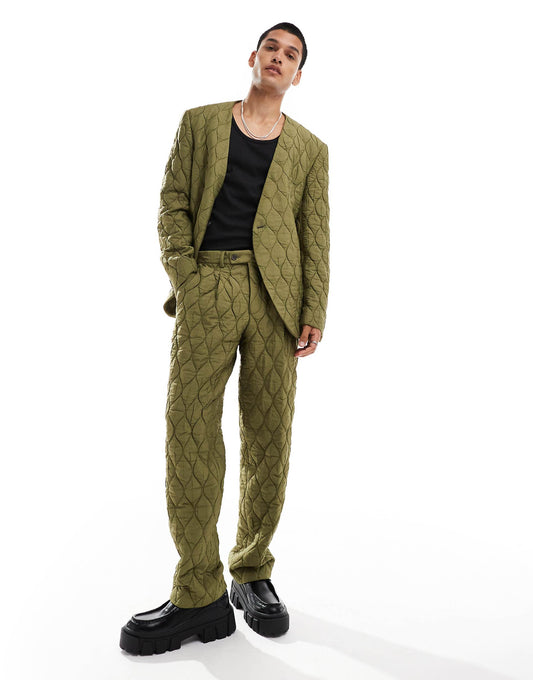 Casual Oversized Suit Trousers
