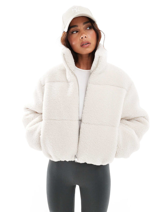 Borg Puffer Jacket