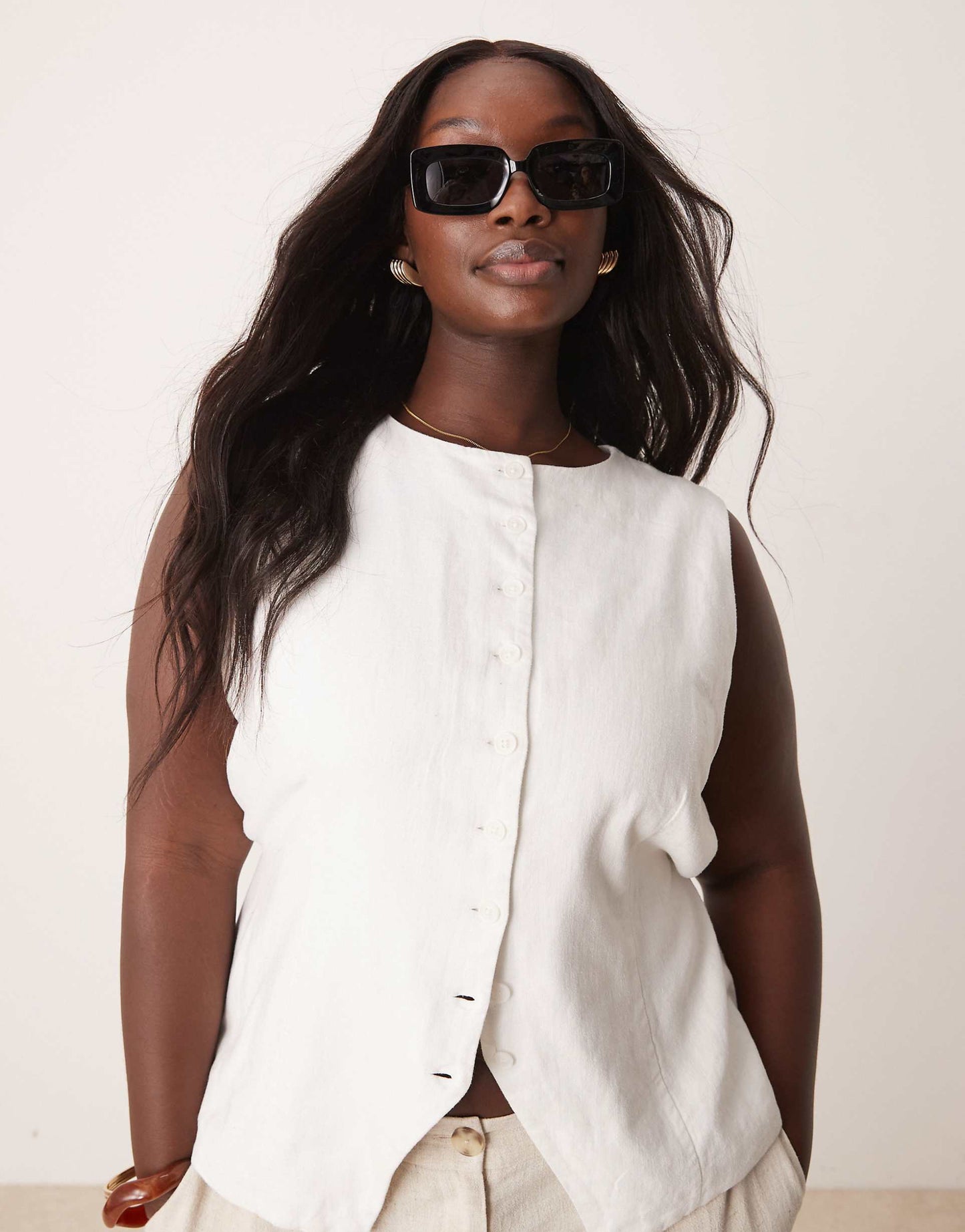 Femme Rectangle Sunglasses