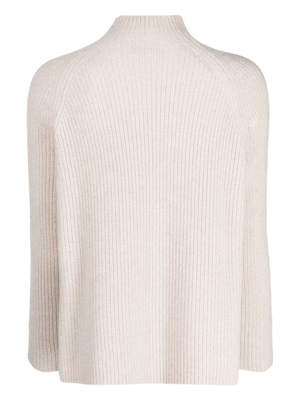 Sparkle-Knit Funnel-Neck Jumper