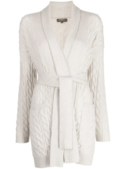 Cable-Knit Cashmere Cardigan