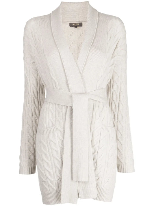Cable-Knit Cashmere Cardigan