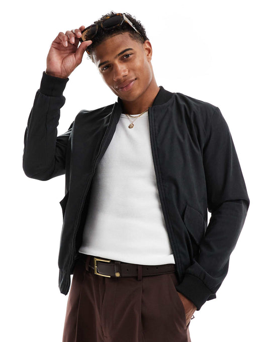 Full Zip Bomber Jacket