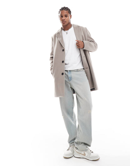 Single Breasted Overcoat