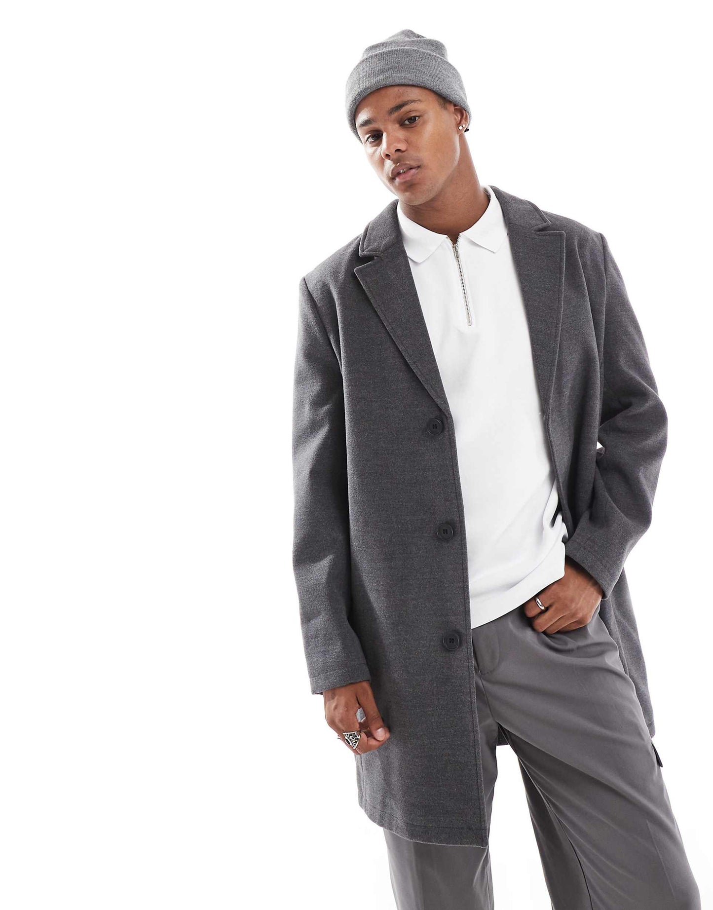 Single Breasted Overcoat
