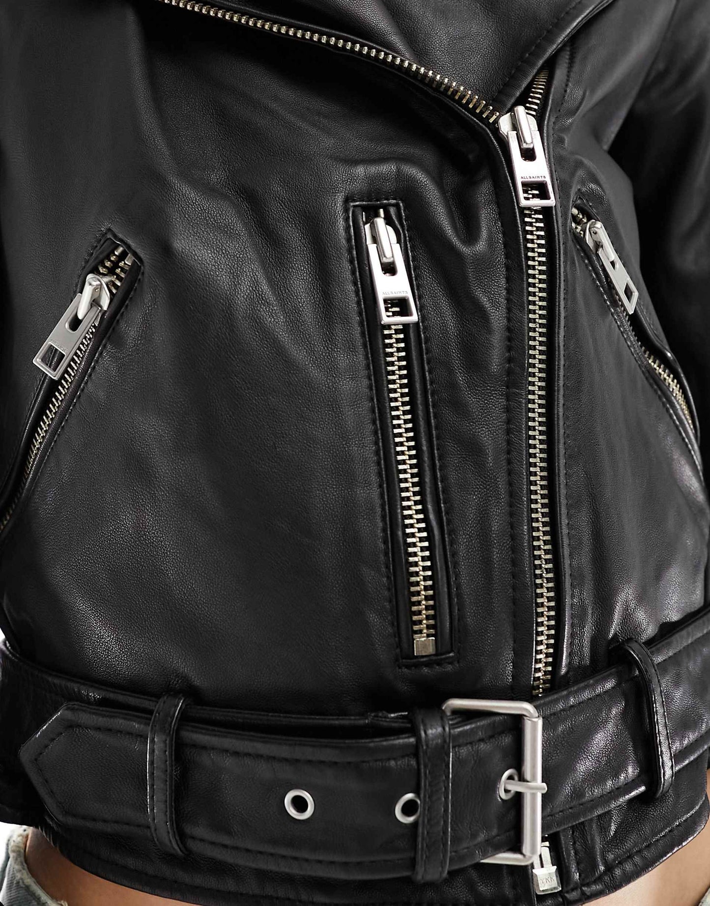 Balfern Leather Biker Jacket