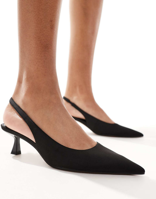 Stroll Slingback Mid Heeled Shoes