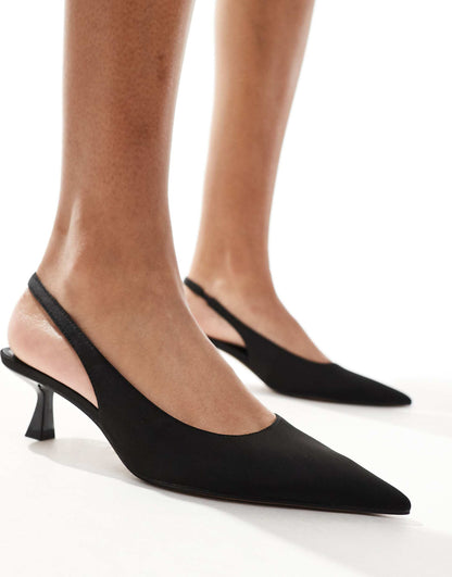 Stroll Slingback Mid Heeled Shoes