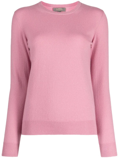 Round-Neck Cashmere Jumper