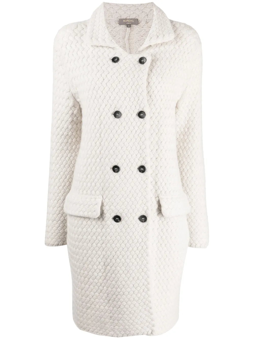 Pointed-Flat Collar Coat