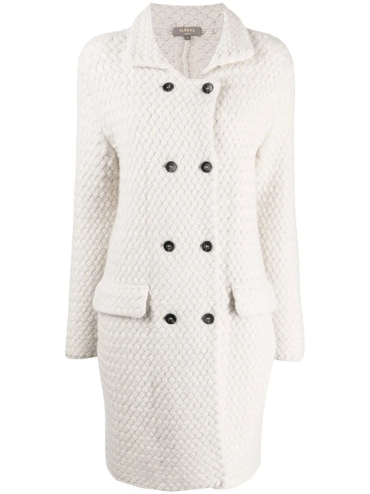 Pointed-Flat Collar Coat