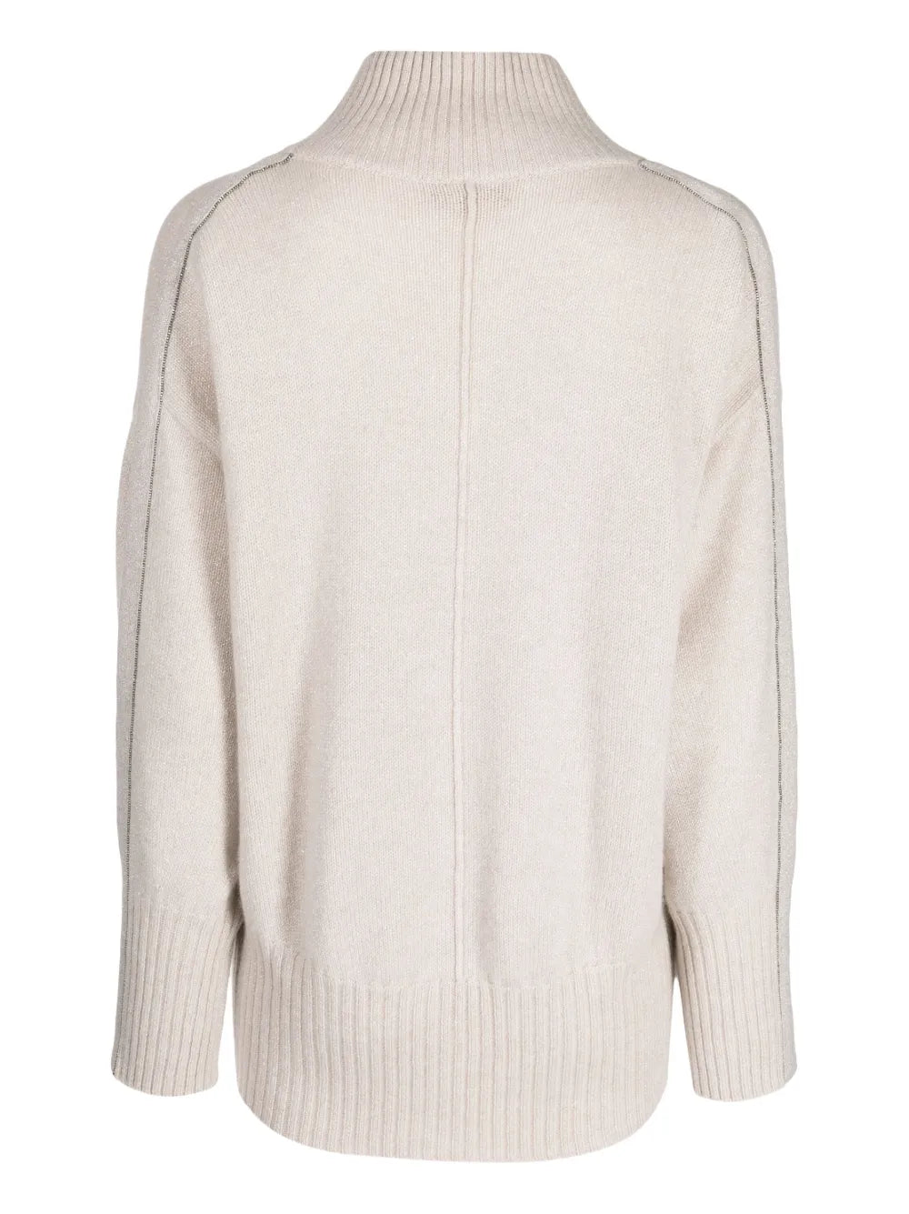 Lurex-Detailing Cashmere Jumper