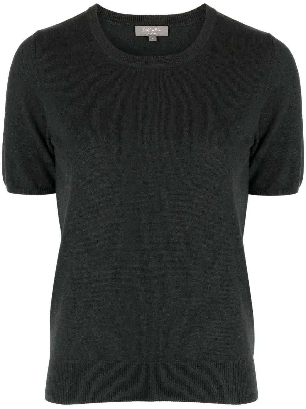 Short-Sleeved Cashmere Top