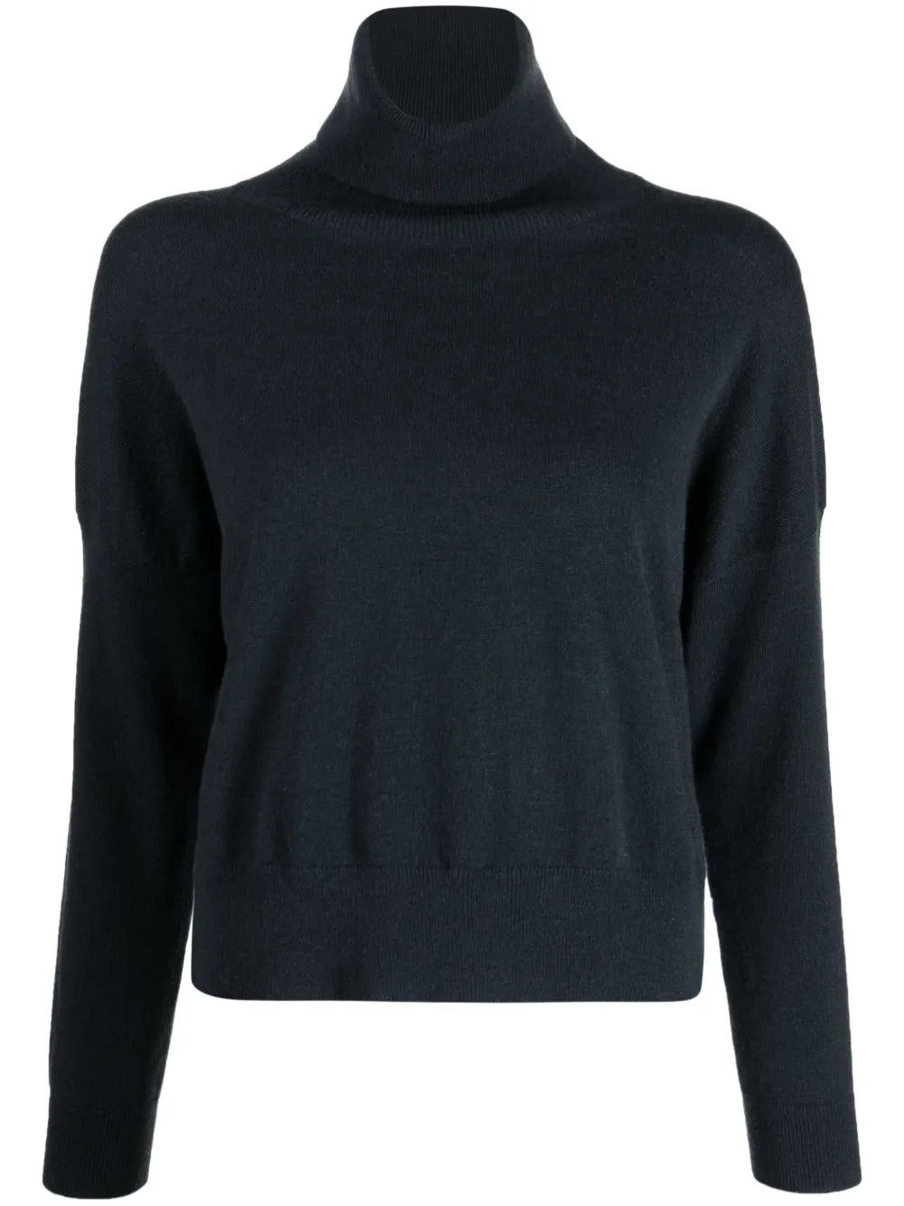 Roll-Neck Ribbed-Knit Cashmere Jumper