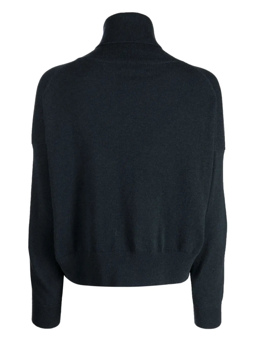 Roll-Neck Ribbed-Knit Cashmere Jumper