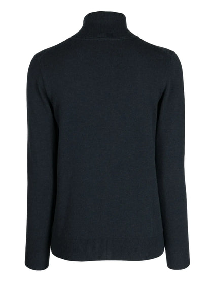 Fine-Knit Roll-Neck Jumper