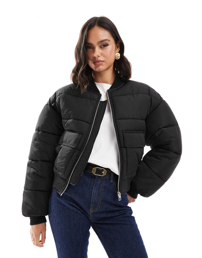 Puffer Bomber Jacket