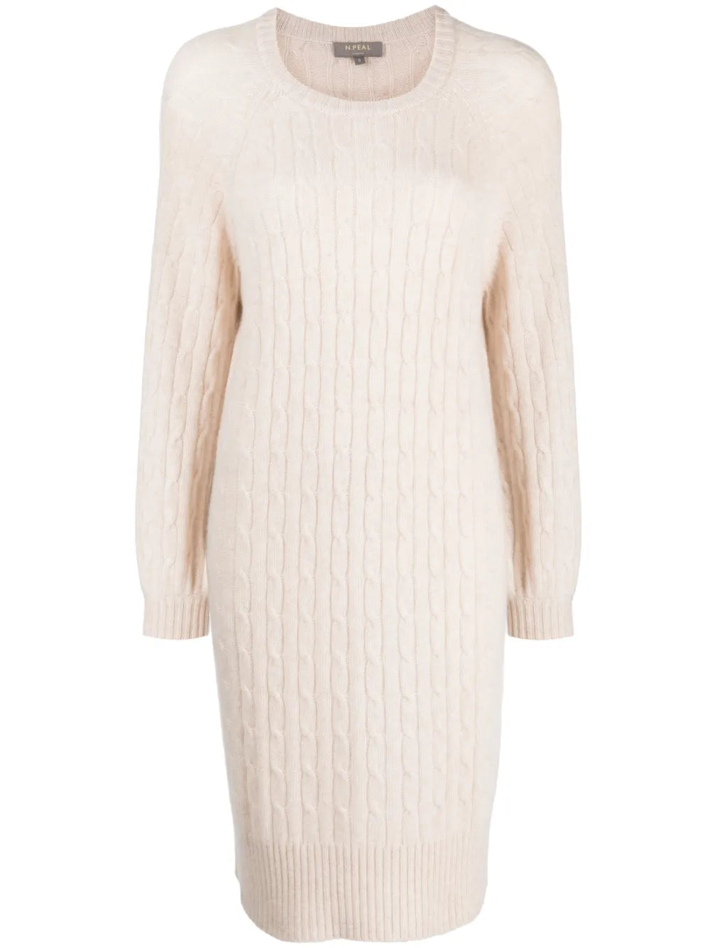 Cable-Knit Round-Neck Jumper