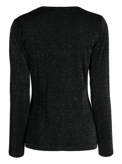 Lurex-Detail Cashmere Jumper