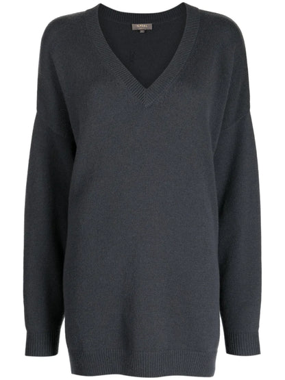 Fine-Knit V-Neck Cashmere Jumper
