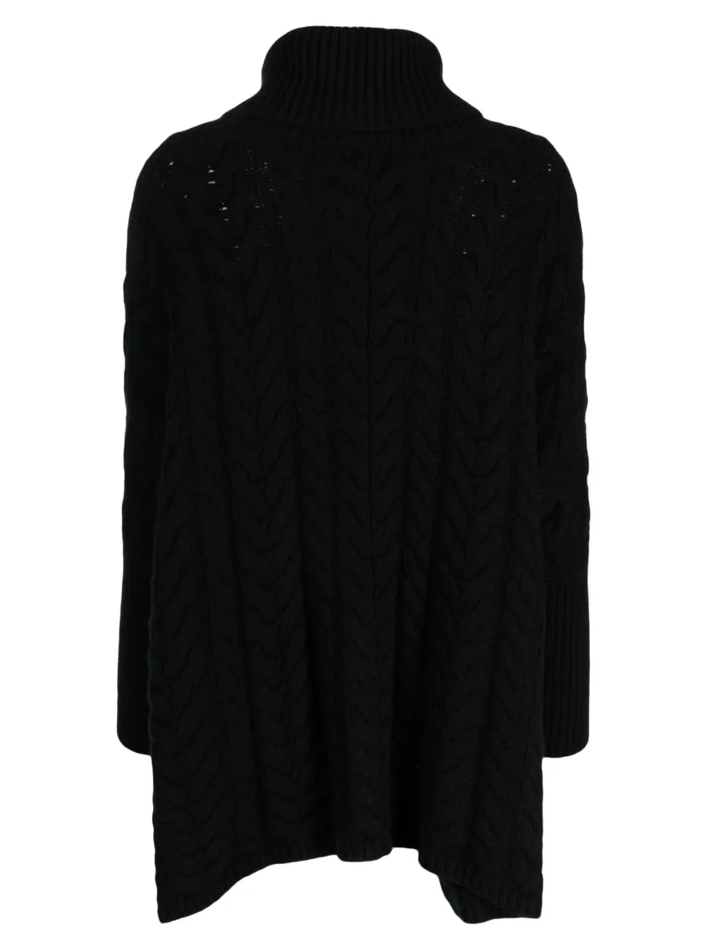 Cable-Knit Roll-Neck Cashmere Jumper