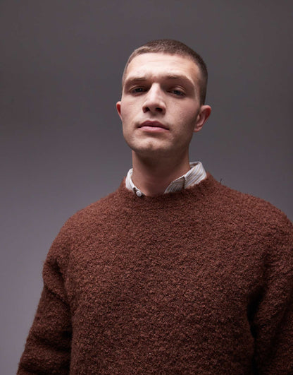 Relaxed Fit Boucle Jumper