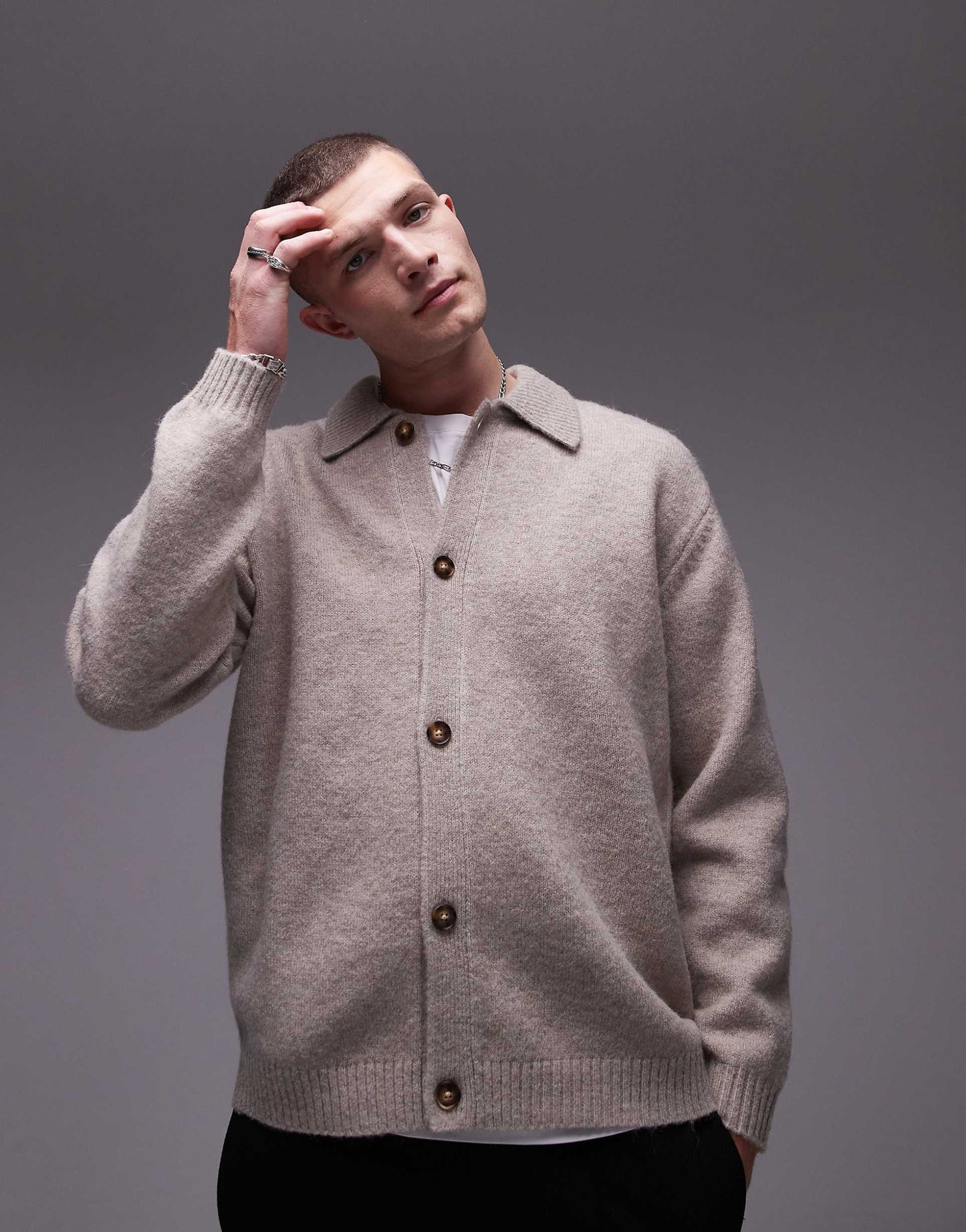 Collared Cardigan