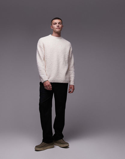 Relaxed Fit Boucle Jumper