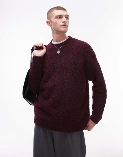 Relaxed Fit Boucle Jumper