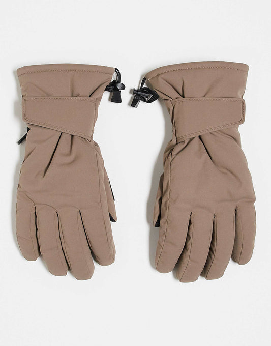 Ski Water Repellent Ski Glove With Goggle Wipe