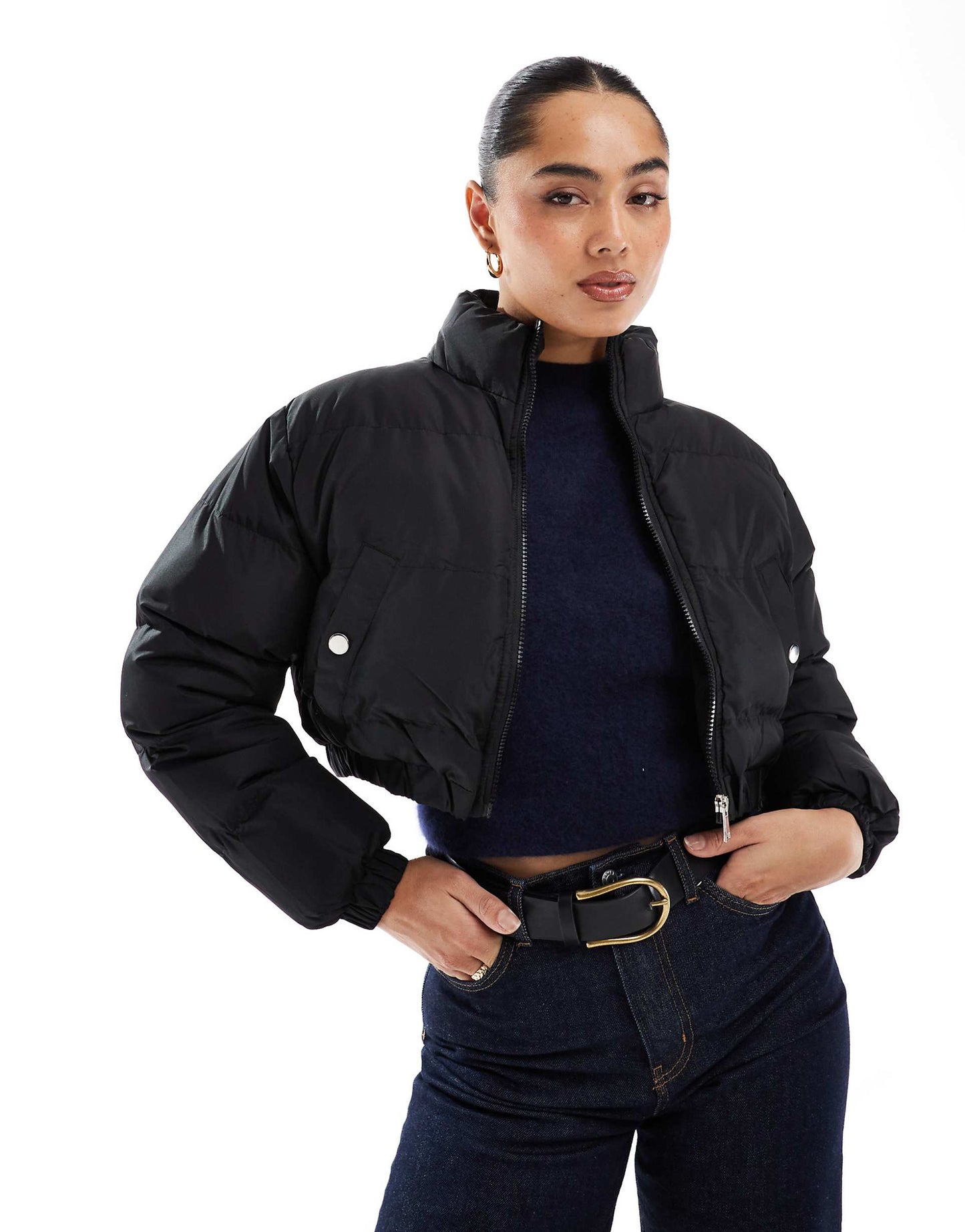 Cropped Puffer Jacket